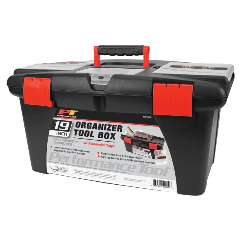 Performance Tool W54019 19-Inch Plastic Tool Box - Image 2